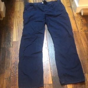 J. Crew Wallace & Barnes navy blue pants 34 x 34